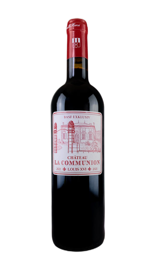 R107927SG - 2021 Château La Communion Cuvée Louis XVI BASF Exklusiv (12 Bottles)